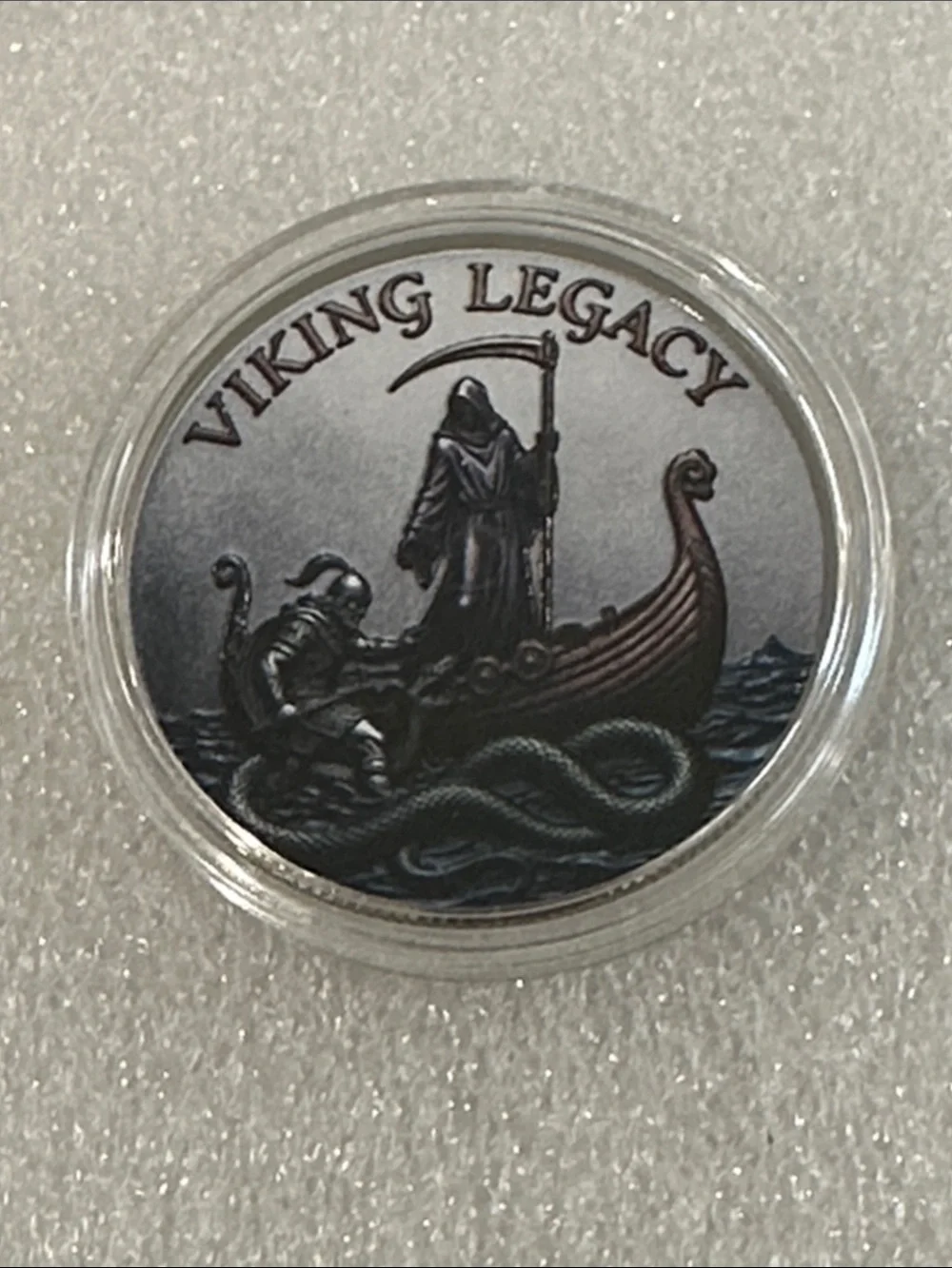 Viking Warriors Collectible Coin - Lantern Design